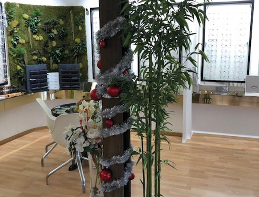 ACR - Association des commerçants de Renens - Vitrine de Noël - Lunettrie de la Mèbre, Renens