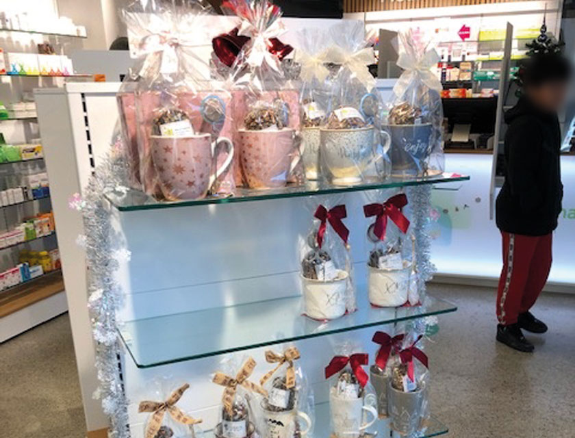 ACR - Association des commerçants de Renens - Vitrine de Noël - Pharmacie Silo, Renens