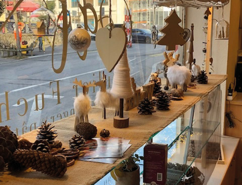 ACR - Association des commerçants de Renens - Vitrine de Noël - Boulangerie Fuchs, Renens