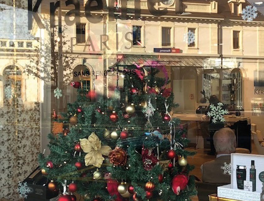 ACR - Association des commerçants de Renens - Vitrine de Noël - Salon Kraemer, Renens